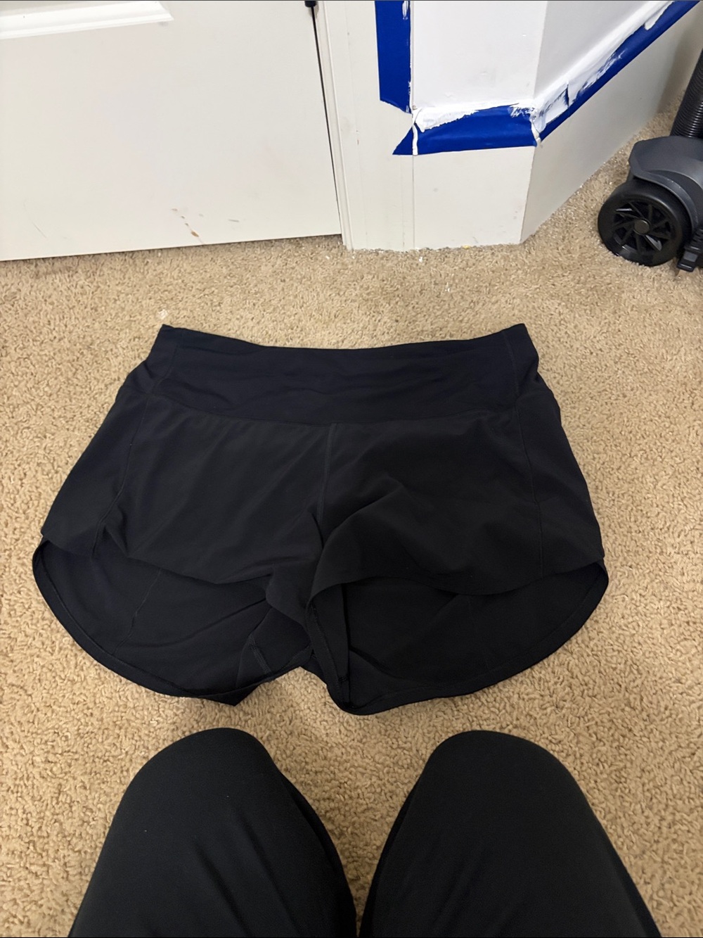 lululemon athletica Black High-Rise Athletic Shorts